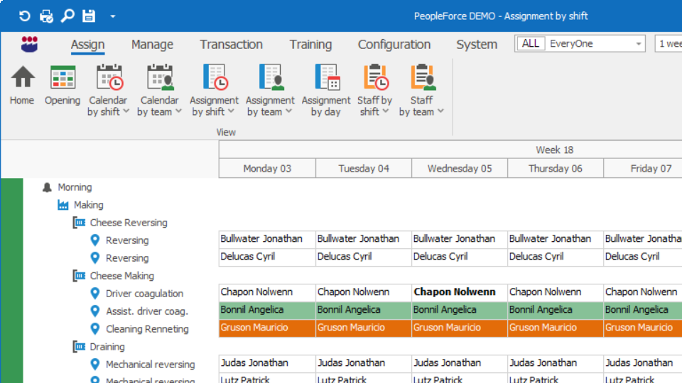PeopleForce-Affectation